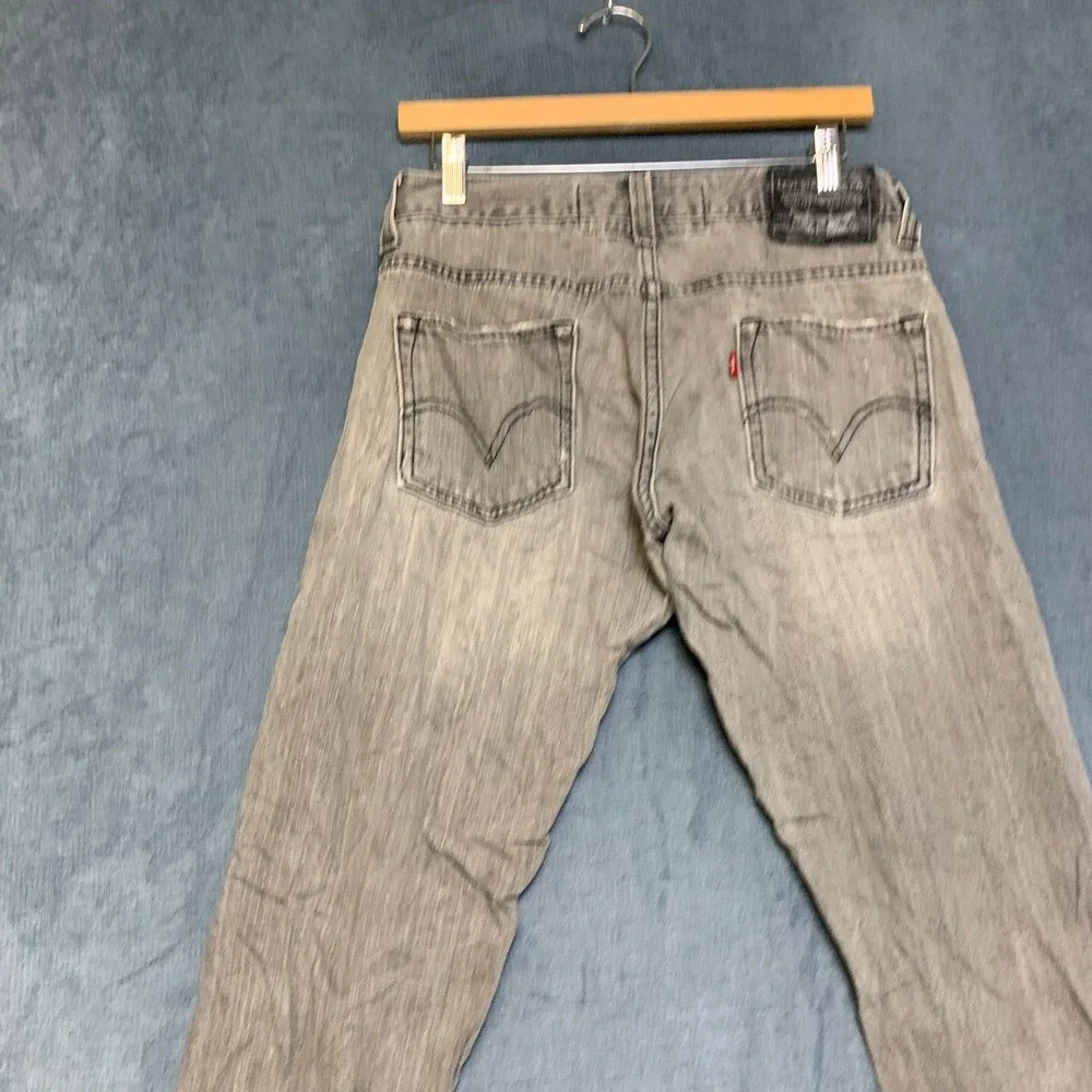 Levi's 511 Skinny Jeans Mens 30x30 Gray Denim Medium Wash Casual 5-Pockets